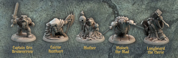 LOST COMPANY: Wave 1 Dwarven Heroes Pack