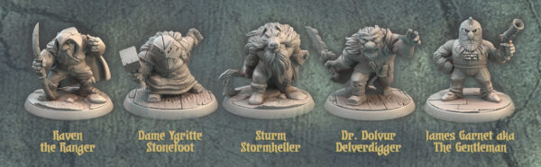 LOST COMPANY: Wave 2 Dwarven Heroes Pack!